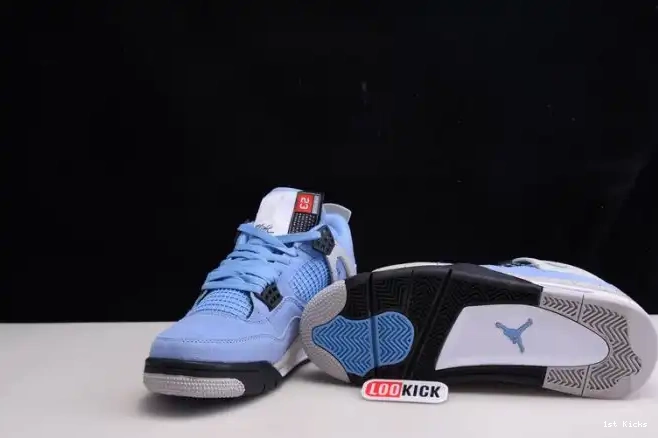 1st Kicks JORDAN 4 AIR CT8527-400 Blue University 0519